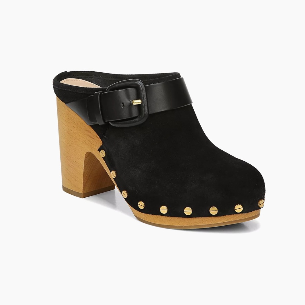 Veronica Beard Dacey Suede Mule Clogs